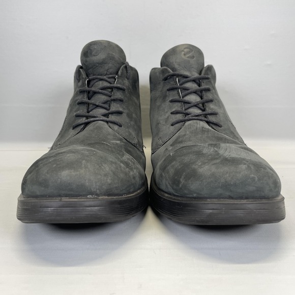 ECCO S Light Hybrid Chukka Boots Mens Size 45 Gray Nubuck Lace Up Casual Shoes main image 6